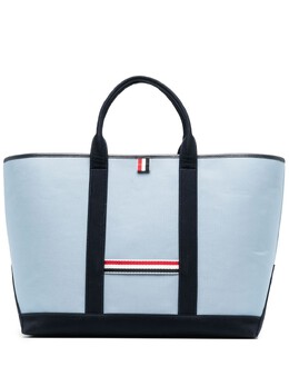 Thom Browne: Светлая сумка-шоппер  Tool