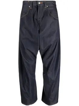 Junya Watanabe MAN: Голубые джинсы 