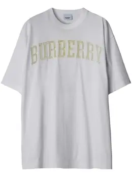 Burberry: Кружевная футболка 