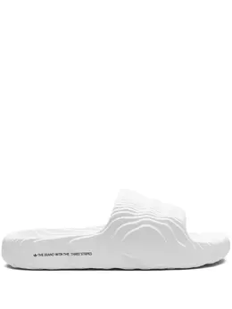adidas: Белые кроссовки  Adilette