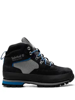 Timberland: Чёрные ботинки 