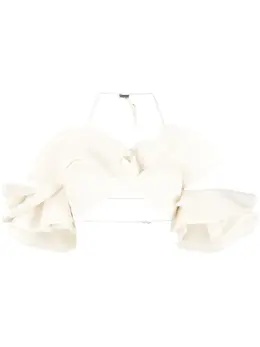 Jacquemus: Топ с открытыми плечами 