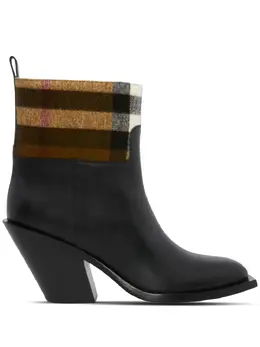 Burberry: Чёрные ботинки 