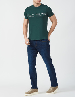 ARMANI EXCHANGE: Зелені футболки 