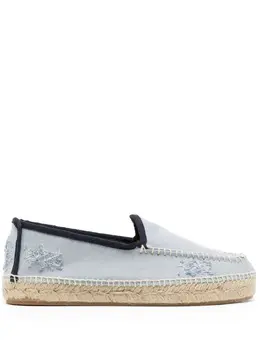 Maison Margiela: Голубые мокасины  Canvas
