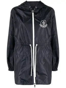 Moncler: Пуховик с капюшоном 