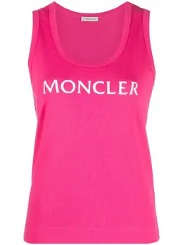 Moncler: Майка с принтом 
