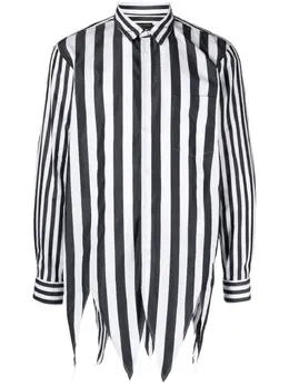 Comme Des Garçons Homme Plus: Рубашка в полоску 