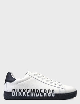 BIKKEMBERGS: Белые кеды 