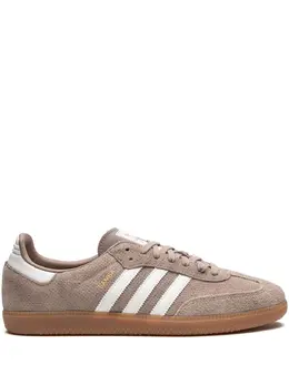 adidas: Коричневые кроссовки  Samba