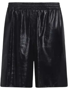 Marni: Кожаные шорты 