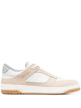 Santoni: Розовые кроссовки 