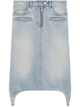 Courrèges: Джинсовая юбка 