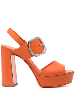 Santoni: Оранжевые сандалии 
