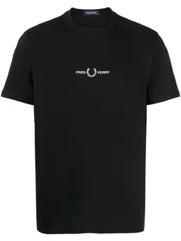 Fred Perry: Футболка с вышивкой 