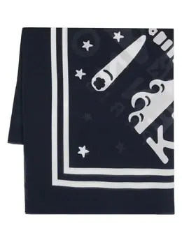 Kenzo: Чёрный шарф 