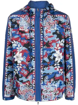 Moncler: Куртка с принтом 