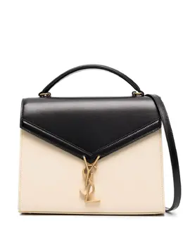 Saint Laurent: Двухцветная сумка-шоппер  Cassandra