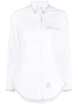 Thom Browne: Белая рубашка  RWB