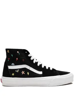 Vans: Чёрные кроссовки  SK8-Hi Tapered
