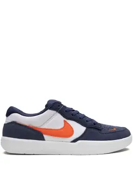 Nike: Синие кроссовки 