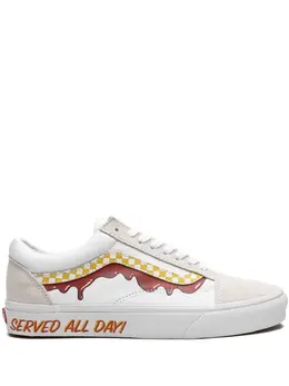 Vans: Белые кроссовки  Old Skool