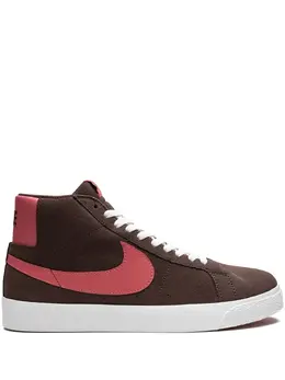 Nike: Коричневые кроссовки  SB Blazer Mid