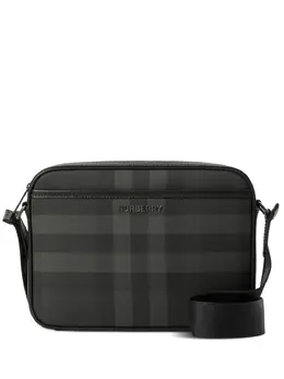 Burberry: Чёрная сумка 