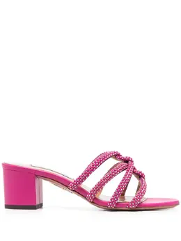 Aquazzura: Розовые сандалии 