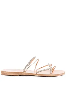 Ancient Greek Sandals: Серебристые шлёпанцы 