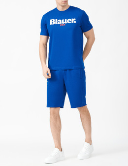 BLAUER: Сині футболки 