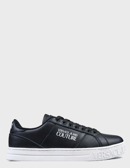 VERSACE JEANS COUTURE: Чёрные кеды 