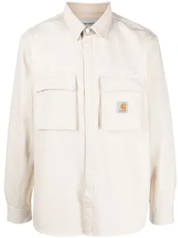 Carhartt WIP: Бежевая рубашка 