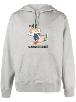 Maison Kitsuné: Толстовка с принтом 