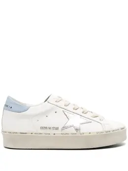 Golden Goose: Белые кроссовки  Hi Star