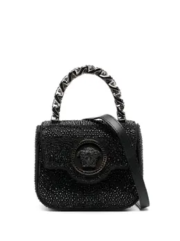 Versace: Чёрная сумка  La Medusa