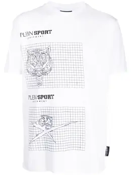 Plein Sport: Футболка с принтом 