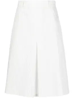 MM6 Maison Margiela: Юбка миди 