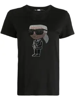 Karl Lagerfeld: Чёрная футболка 