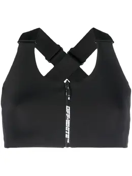 Off-White: Чёрный бюстгальтер 