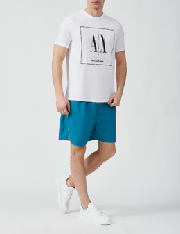 ARMANI EXCHANGE: Білі футболки 