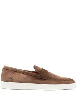Santoni: Коричневые туфли 