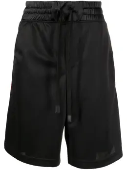 Versace Jeans Couture: Чёрные шорты 