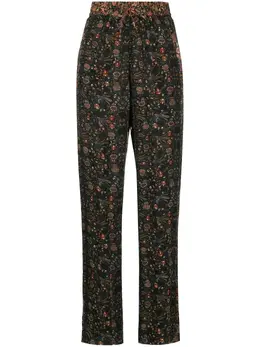 ISABEL MARANT: Брюки с растительным принтом 