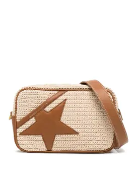 Golden Goose: Бежевая сумка через плечо  Star