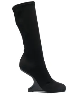 Rick Owens: Чёрные ботинки 