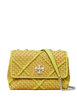 Tory Burch: Жёлтая сумка  Kira