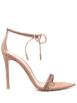 Gianvito Rossi: Бежевые сандалии 