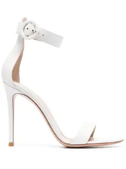 Gianvito Rossi: Белые сандалии  Portofino
