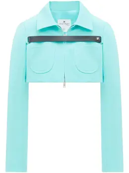 Courrèges: Голубая куртка 